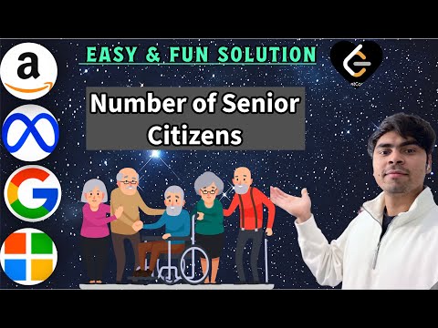 LeetCode 2460 | Number of Senior Citizens | Python Date String Check | AlgoYogi
