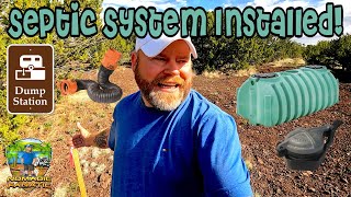 My Own Dump Station! OffGrid Septic System Installed at Homestead