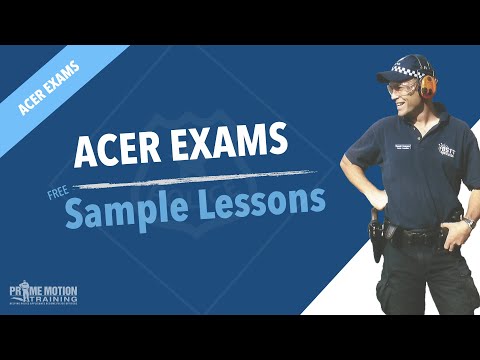 ACER Exam 2022 VicPol QPS AFP