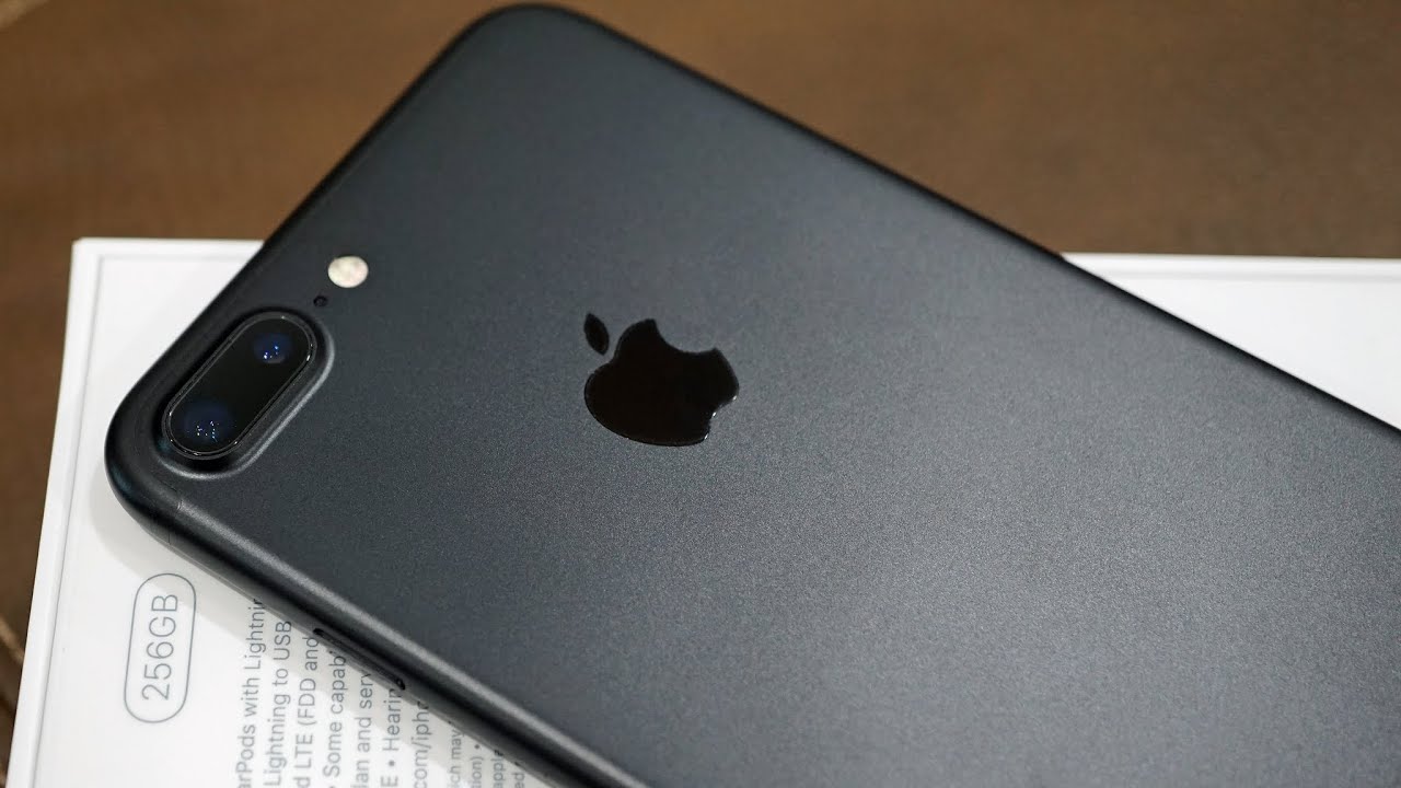 Iphone 7 Plus In Black 256gb Unboxing Youtube