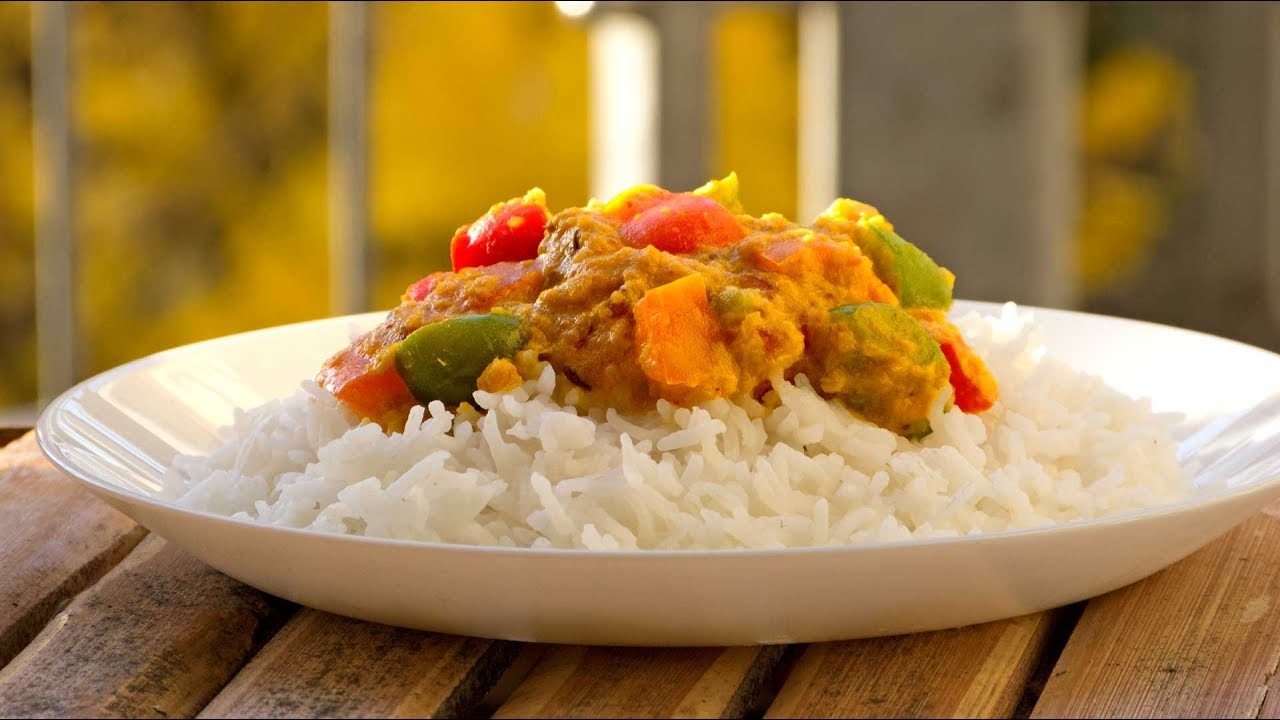 Indian Bell Pepper Curry Recipe Shimla Mirch Masala Vegan