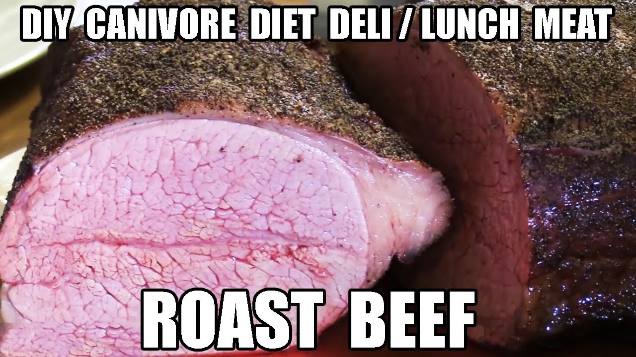 DIY Carnivore Diet Thin Sliced Deli/Lunch Meat (ROAST BEEF)