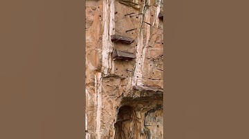 Why put the coffin on the cliff? How did you get it up there?#viralshort #viralvideo #subscribe