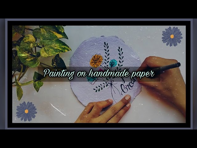 Diy Canvas Paper - How to make canvas paper at home/Homemade