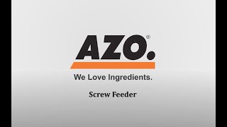 DFS Screw Feeders Video