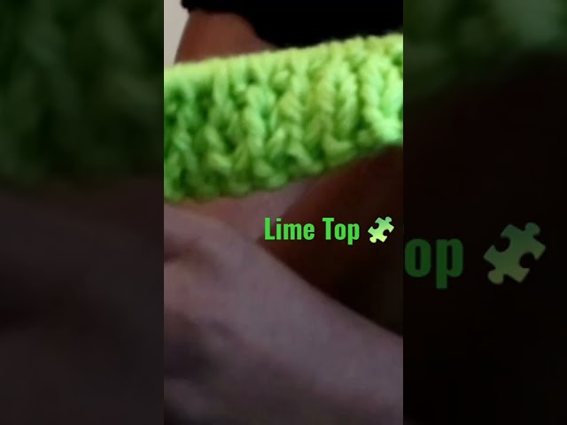 Lime Knit Top 💚💚🧩🧩 #knit #shorts #diy #tutorial #fashion #haul #love #video #subscribe 🧶🧶🧶🪢