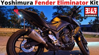 Установка комплекта сепаратора крыльев Yoshimura (Yamaha MT-03/R3) Как установить комплект задней приборки MT03/R3