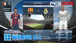 شرح تشغيل لعبة ‏‏‏PES 2015 على محاكي ( Winlator 10.1 ) Snapdragon 695