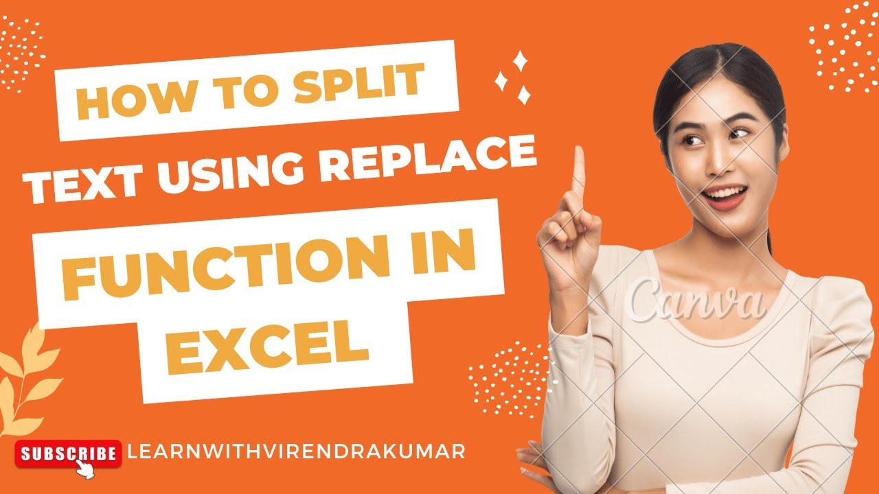 How to use the Replace function in excel @Learnwithvirendrakumar - YouTube