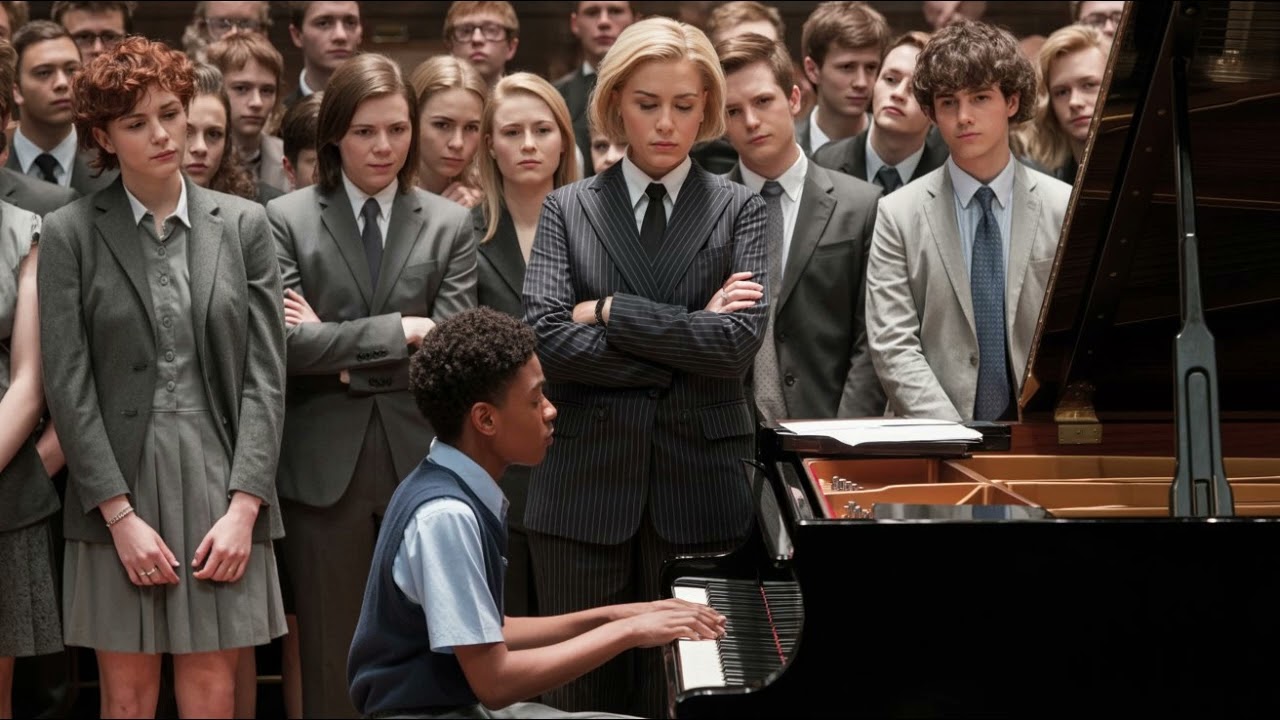 L'ENSEIGNANTE RACISTE FORCE UN NOIR À JOUER DU PIANO POUR SE MOQUER,MAIS L'A AMÈREMENT REGRETTÉ!