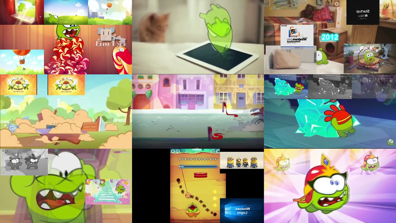 (Black Friday, Thankgiving and Cyber Monday Special) Om Nom and Cut The Rope Sparta Nineparison