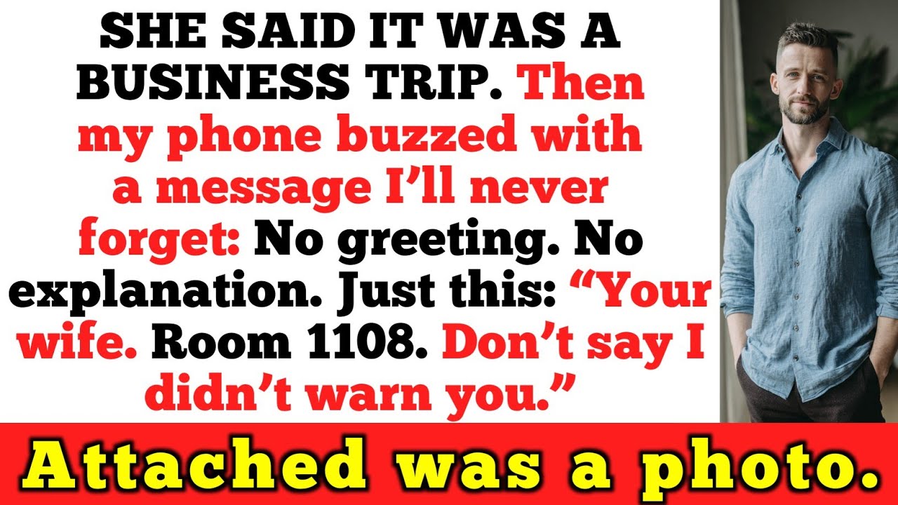 “Your Wife. Room 1108.” — The Anonymous Message That Exposed a Secret I Was Never Supposed to Find