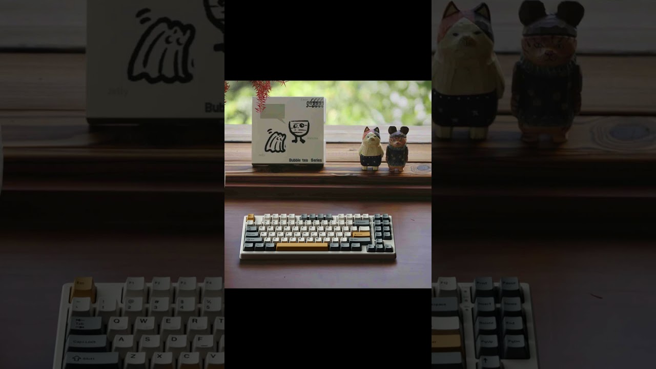 Let KN85 Creamy Sound Wireless Mechanical Keyboard accompany you #75% Keyboard 