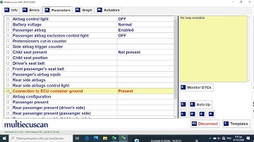 Multiecuscan Engine & Airbag Module Read & Clear Faults