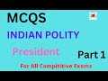 Indian Polity ||  MCQS || Part 1