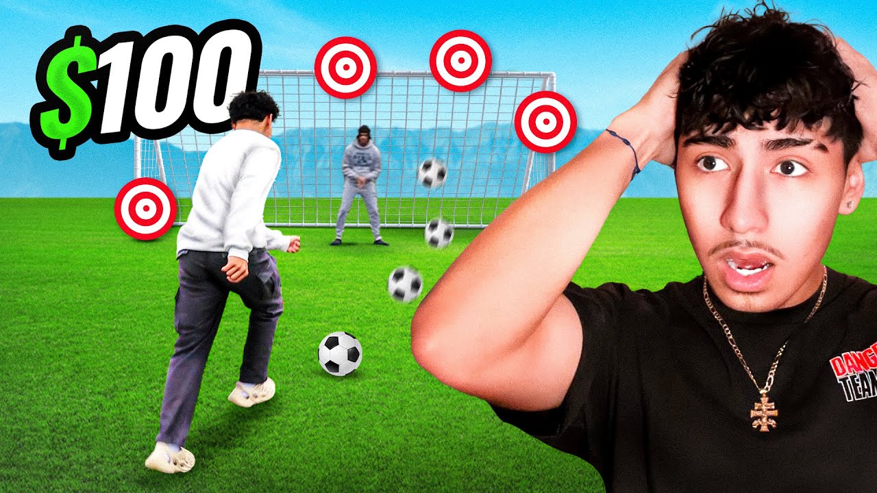 I HAD MY FRIENDS PLAY SOCCER TO WIN MONEY (the unexpected happens)