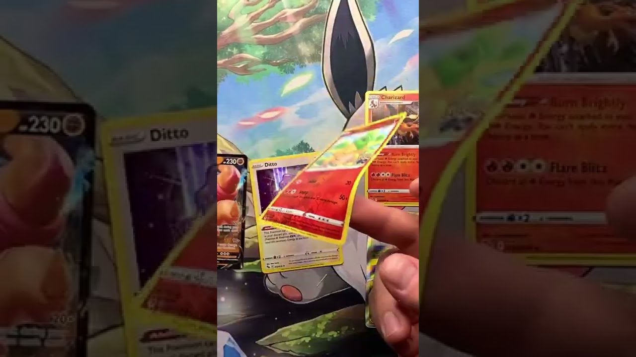 Peeling a Ditto Card in Disguise - Pokémon GO TCG Unboxing - IGN