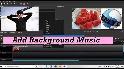 Openshot_How To Add Music To Video | Openshot Tutorial Add Sound music in video on openshot |