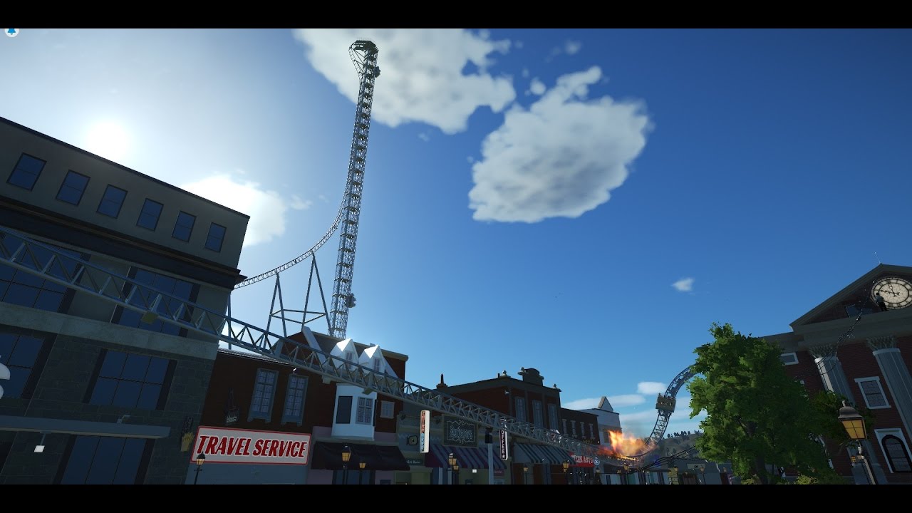 Planet Coaster, Back to the Future Map, 88MPH Coaster