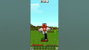 Minecraft में chainsaw man कैसे बने ?😲🤯💥😵#shorts#ytshorts#minecraft#viral