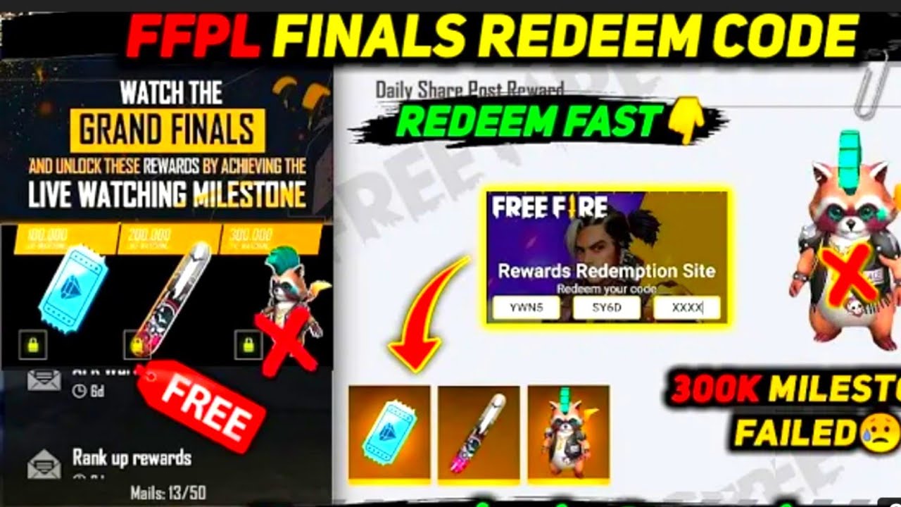 REDEEM CODE FFPL FINAL REWARDS IN FREEFIRE || FREEFIRE FINAL LEAGUE REDEEM CODE GOKS GAMING
