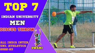 Discus throw Indian University Top 7 | All India Inter University Athletics Championships 2022-23
