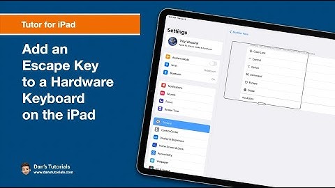 Add an Escape Key to the iPad
