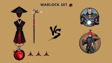 Shadow Fight 2|| Warlock Set VS May & TITAN (Eclipse Mode)