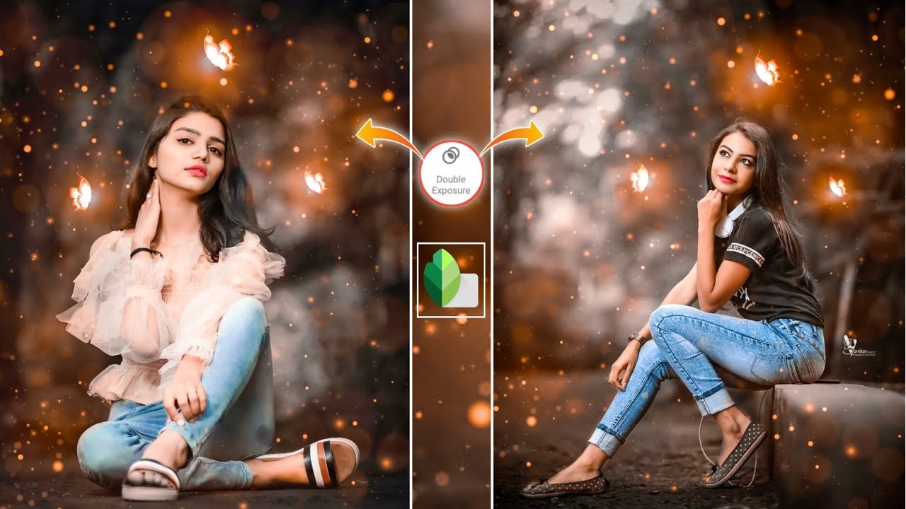 snapseed Butterfly glowing effect photo editing !! snapseed photo editing tricks....