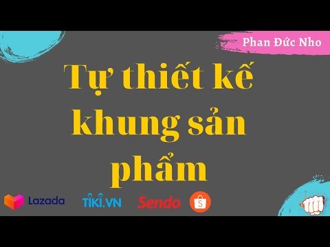 Video Thiết kế ảnh bìa sản phẩm sàn thương mại điện tử - youtube