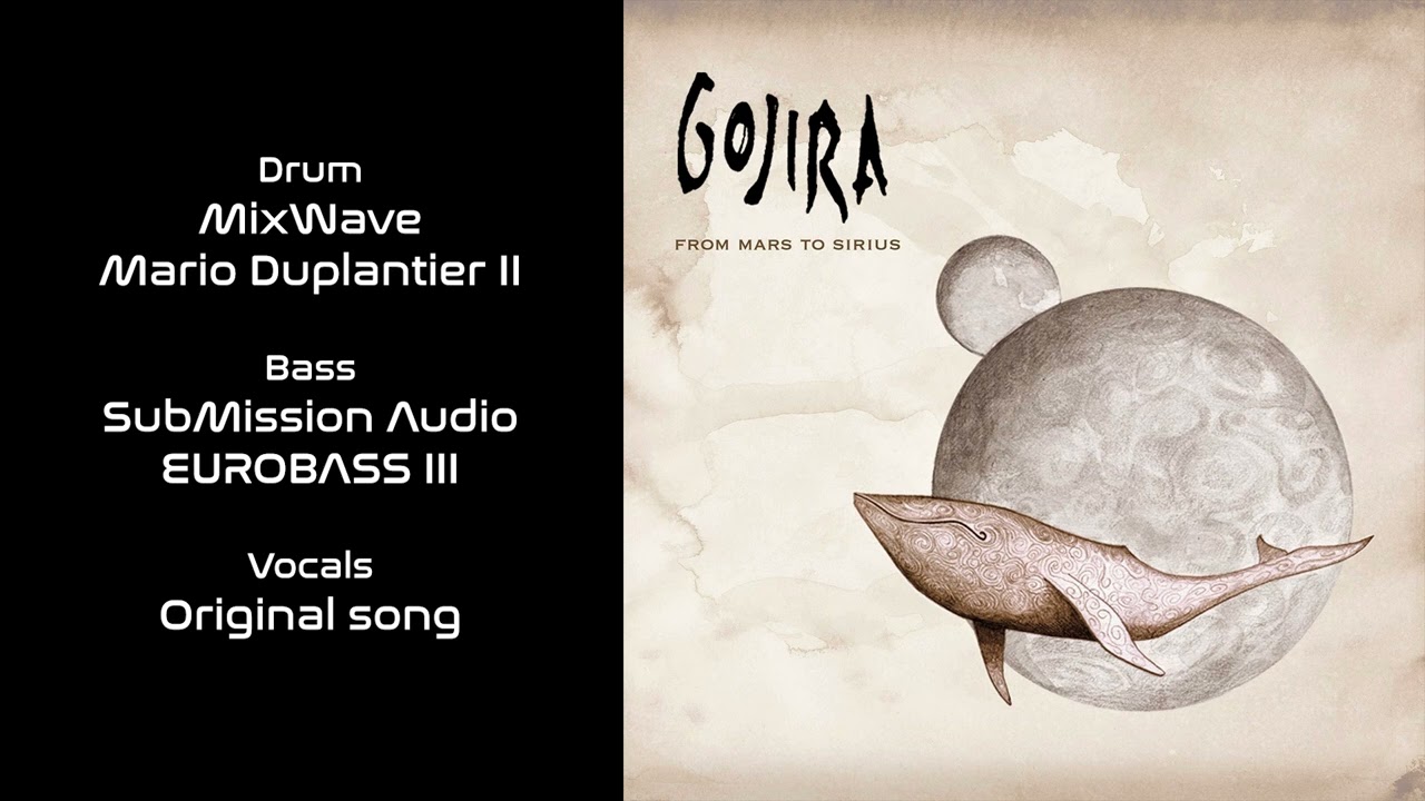 Gojira - The Heaviest Matter of the Universe - Guitar Backing Track with vocals