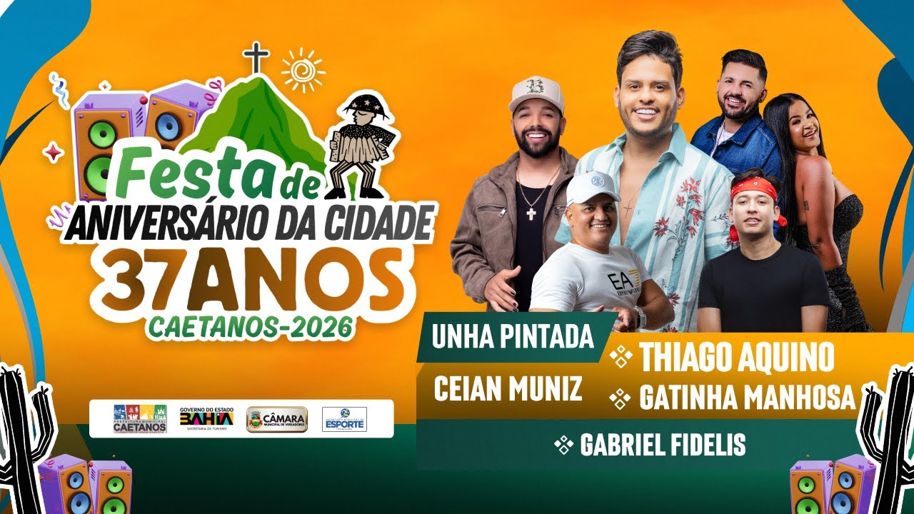FESTA DE ANIVERSÁRIO DE CAETANOS - BA