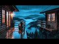 Relaxing Music with Thunder Rain Sound Piano for Sleep & Study | Night Therapy & Healing #50