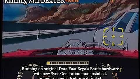 Road Blaster - Demo with DEXTER laserdisc player replacement