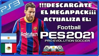 🔴ACTUALIZAR PES 2021 PARA PS3 SUPERPACK!!! MARZO 2021 EN PKG🎮