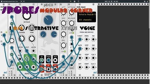 Video #1 - {1 OSC Subtractive Synth Voice}