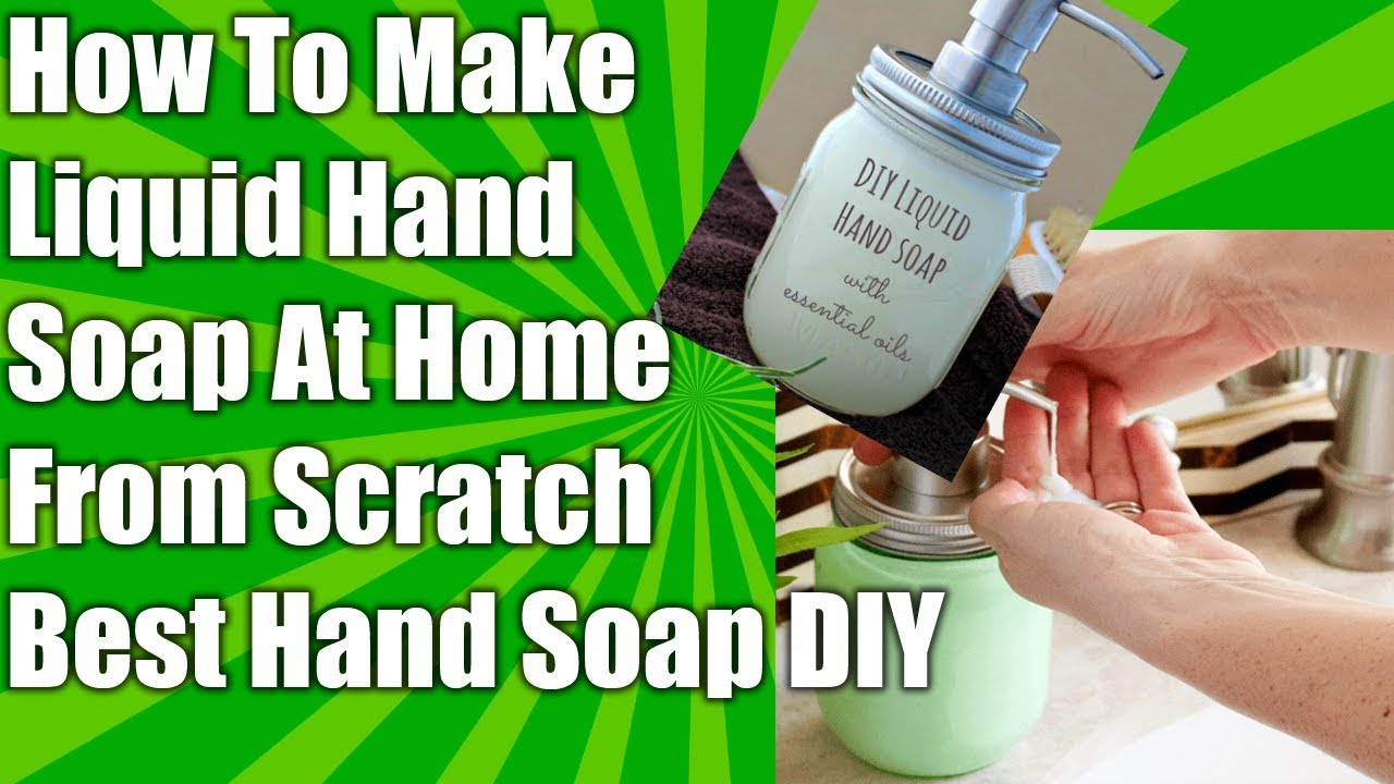 DIY NATURAL LIQUID HAND SOAP RECIPE, MAKING PROCEDURE STEP BY STEP BY