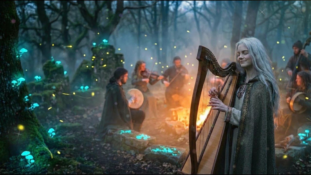 【Celtic Music】The Fiddler of Ember Hollow | 2 Hours | D&D / TTRPG【ケルト音楽/作業用・勉強用・睡眠用BGM】