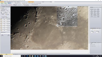 Editing the moon in Registax 6