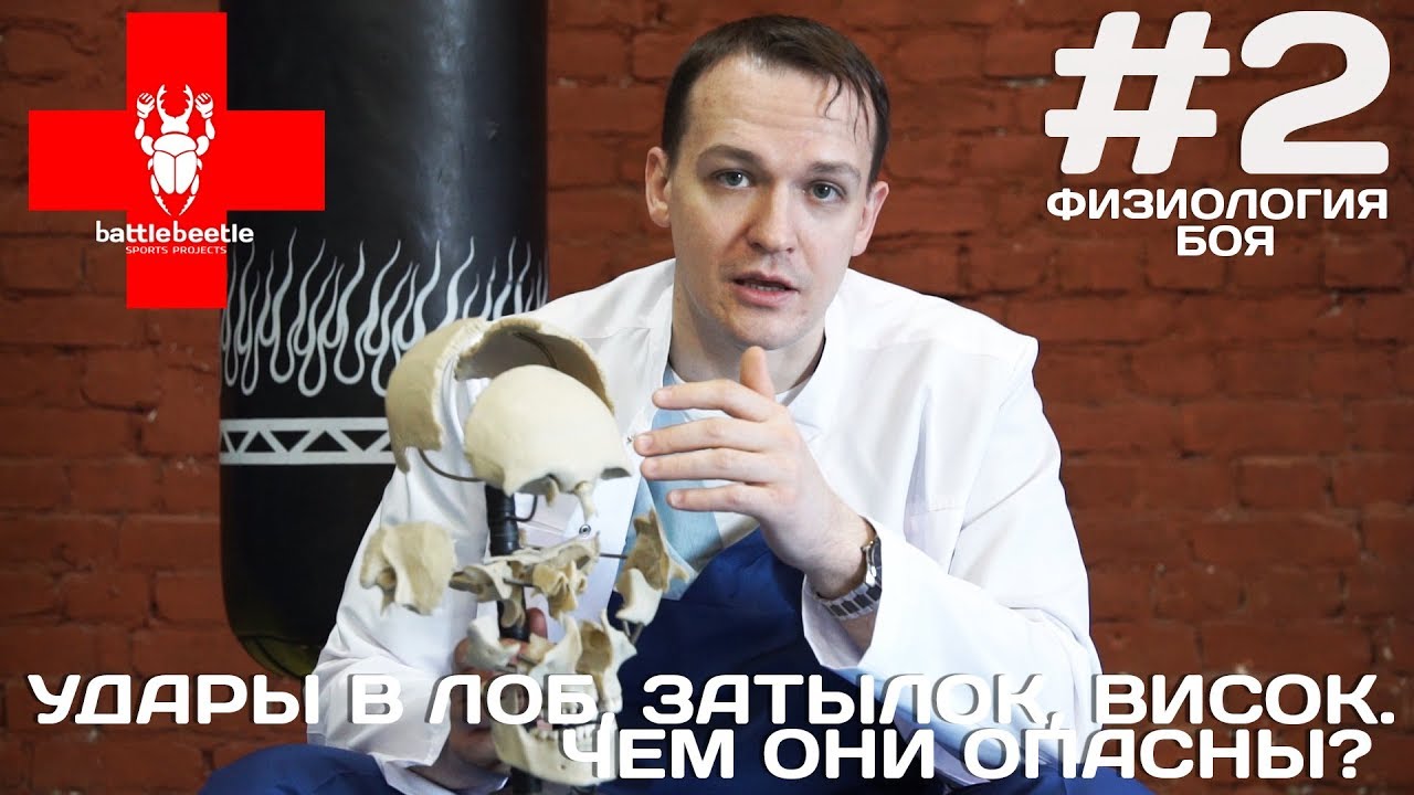 УДАРЫ В ЛОБ, ЗАТЫЛОК, ВИСОК. ЧЕМ ОНИ ОПАСНЫ? - ФИЗИОЛОГИЯ БОЯ # 2