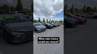 What color Camry would you choose? Comment below! #toyota #toyotacamry