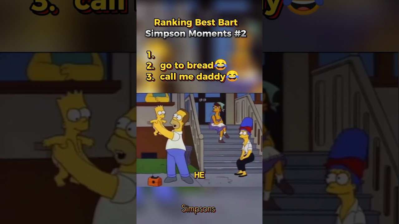 Ranking Best Bart Simpson Moments #2