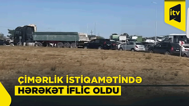 Çimərlik yollarında tıxac: istidən qaçanlar yolda qaldı