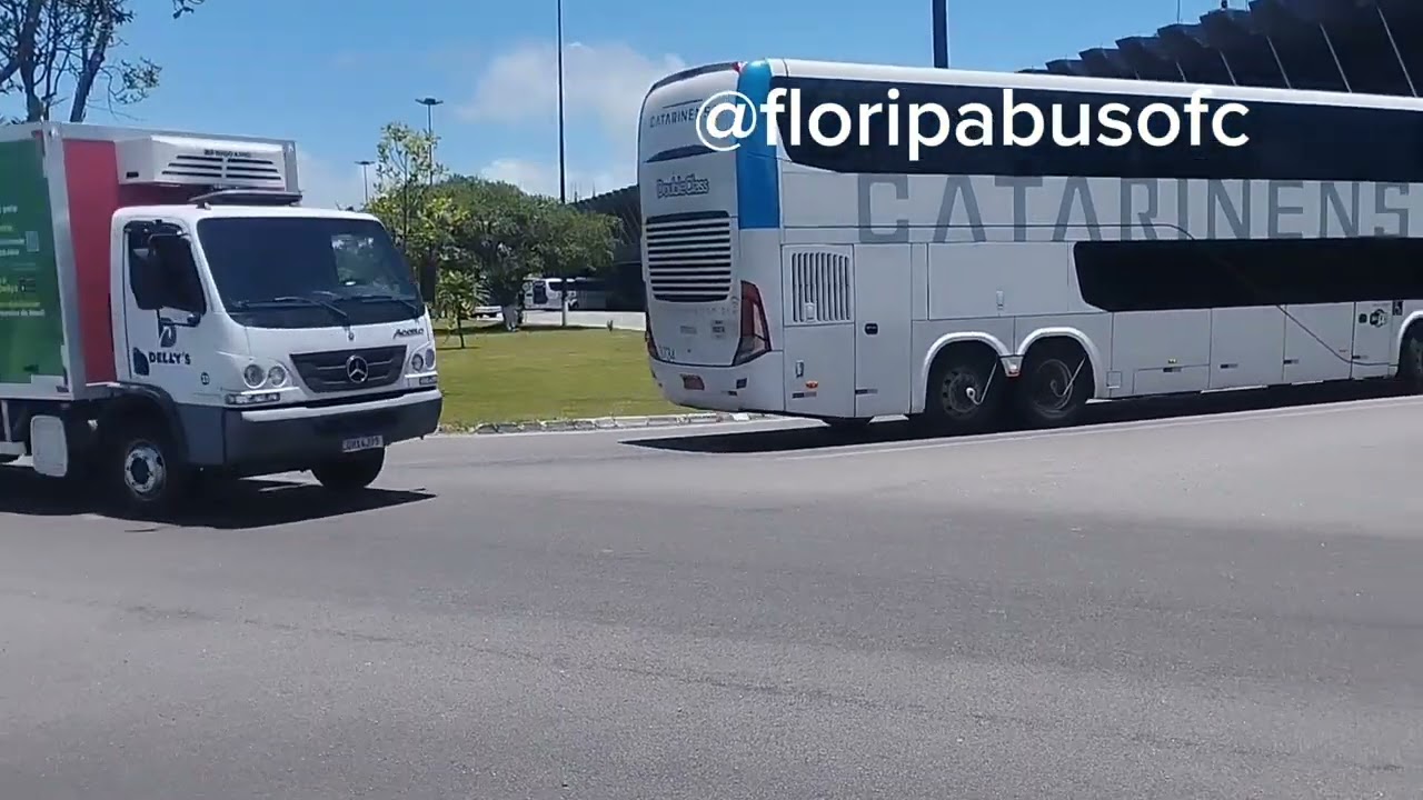 Movimento de final de ano, rodoviária de Florianópolis. Parte 1, muitos extras.....