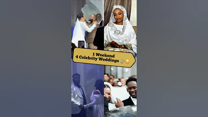 Mr Eazi & Temi Otedola, Davido & Chioma, Chinko Ekun, and Rahama Sadau Wed in Same Weekend - Wow!