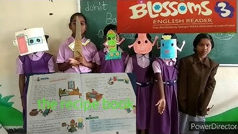 The recipe book 3rd class english blossoms 3,ap new english textbook,
