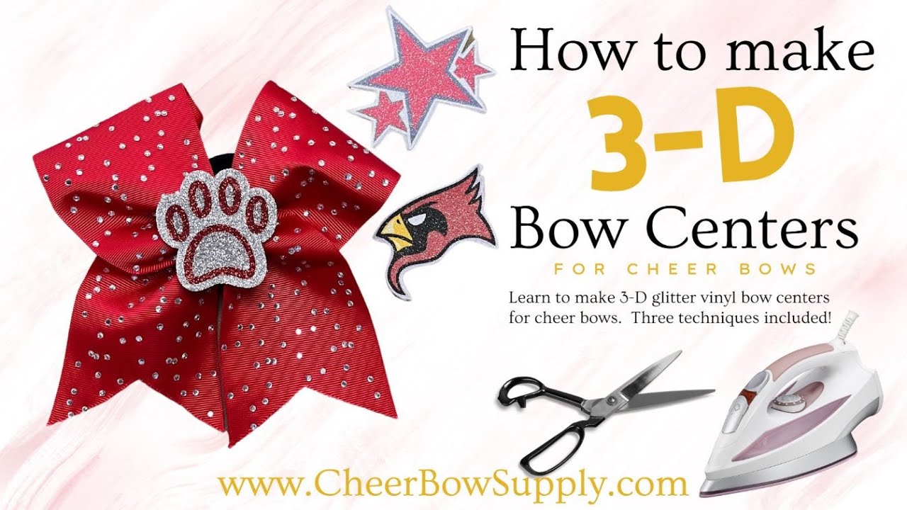 How To Make A 3-D Center For Cheer Bows 