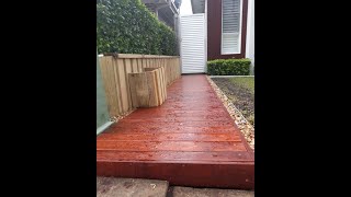 How to build a Wooden Path