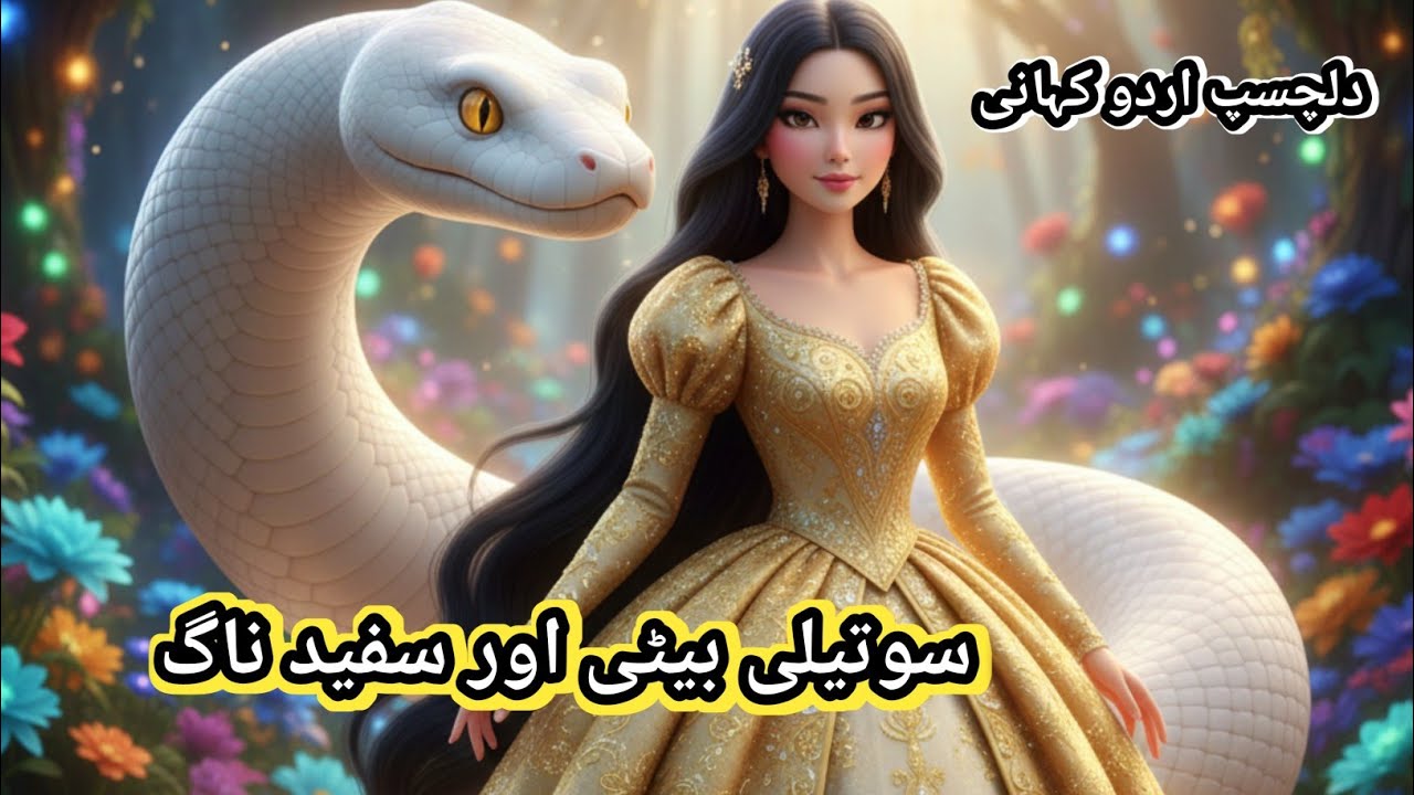 Stepdaughter and White Snake 💔 (New Story 2025) | Urdu Stories | Hindi Fairy Tales | Tales By Zimal