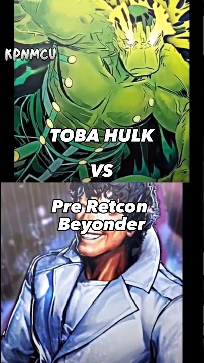 TOBA HULK VS BEYONDER #edit #shorts #marvel #vs #marvelcomics #beyonder #tobahulk